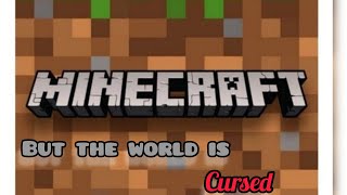 Minecraftt!! but the world is cursed!#roblox #minecraft #minecraftcursed #cursedworld #edit #game#op