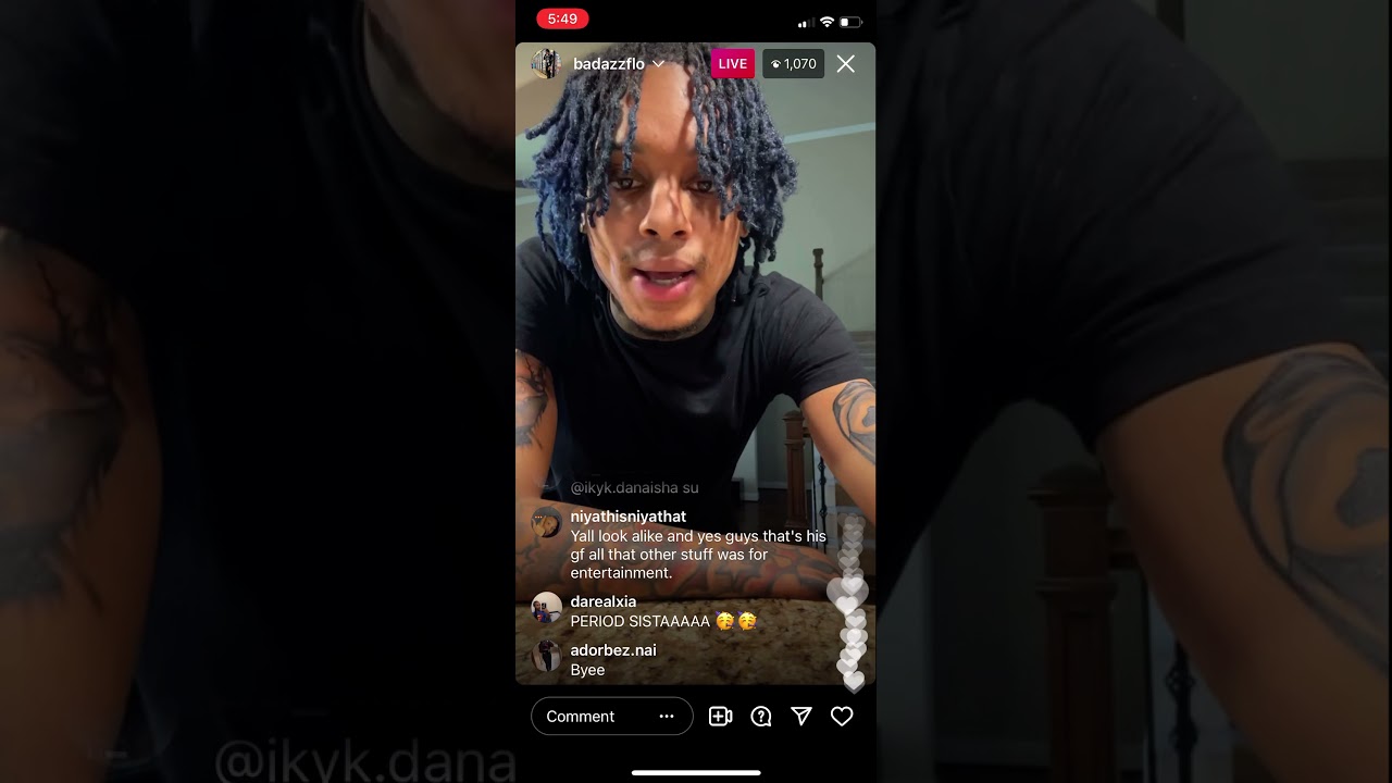 BADAZZFLO AND NEW BOO THANG ️‍🔥 ️‍🔥 ️‍🔥 badassflo instagramlive kiki who 👀 YouTube