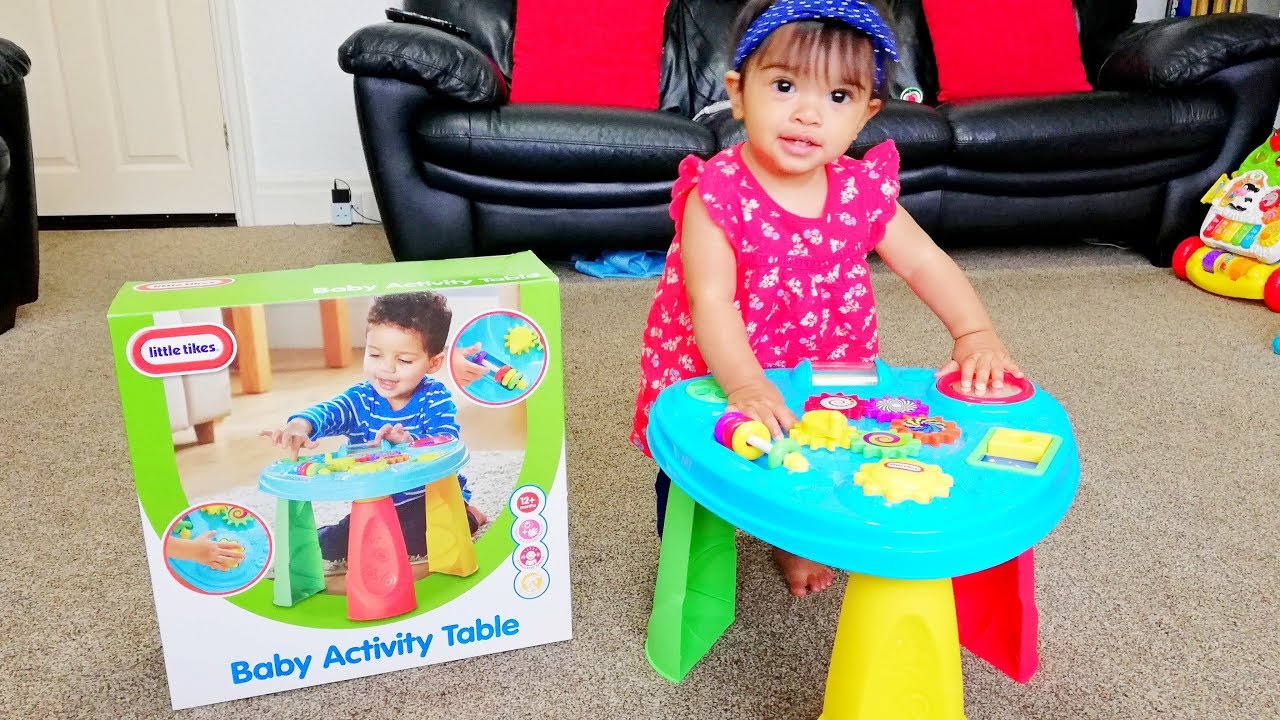 Little Tikes Baby Activity Table Unboxing Review And Playtime