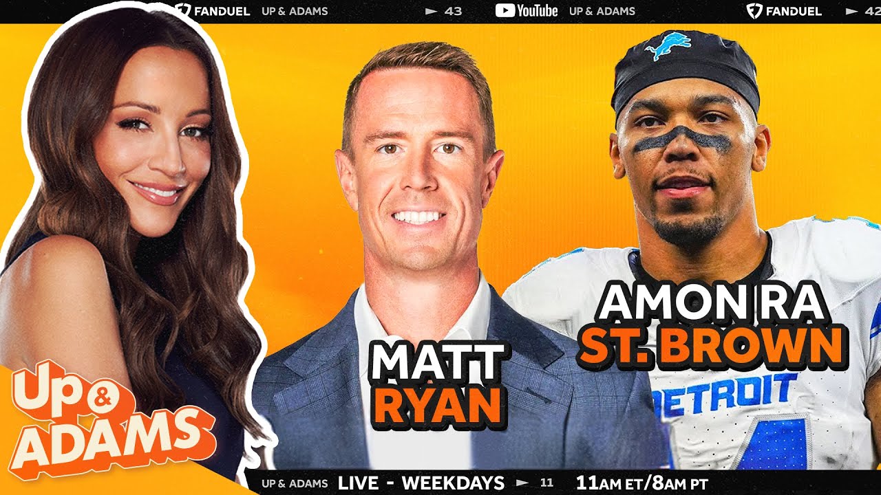 Lions WR Amon Ra St. Brown & Falcons Legend Matt Ryan!