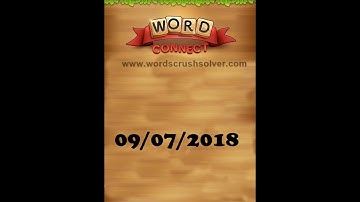 Word Connect Daily Challenge July 9 2018 | Word Connect Daily Challenge Answers