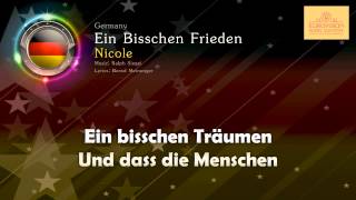 [1982] Nicole - "Ein Bisschen Frieden" (Germany) chords