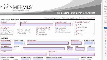Matrix How To - Use the Listing Form to assist you in searching