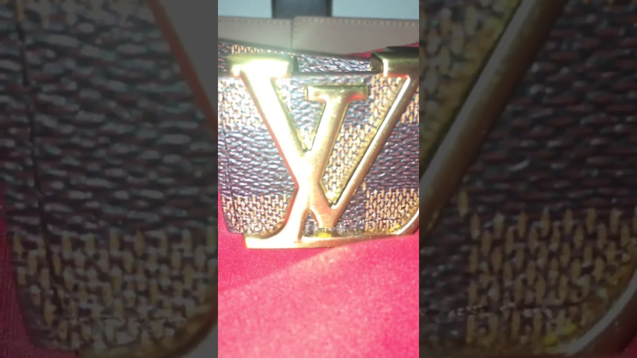 How to spot a fake Louis Vuitton Belt*QUICK* - YouTube