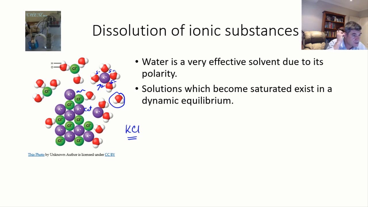 ⁣Dissolution of ionic compounds | Equilibrium | meriSTEM