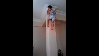 my kid climbs the walls like spiderman..