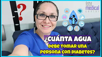 ¿Cuántas onzas de agua debe beber un diabético al día?