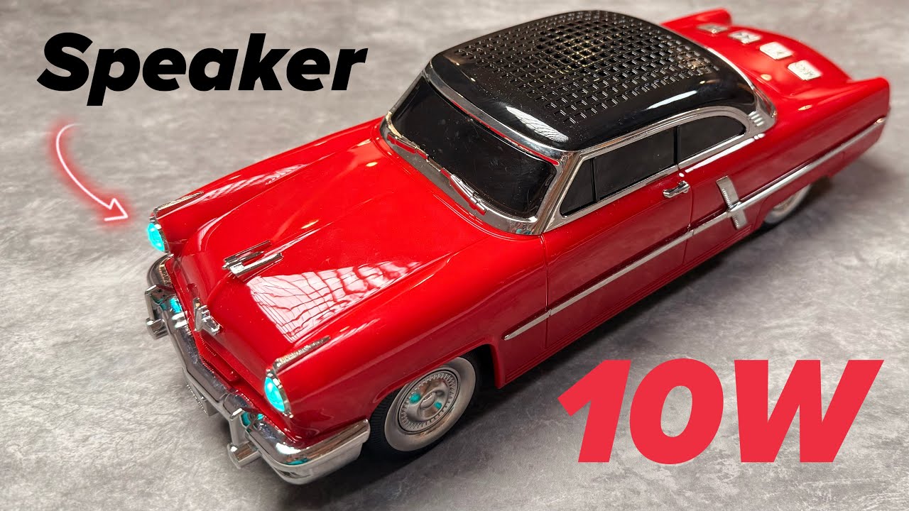 UNIX Capri 52 Vintage Classic Car Bluetooth Speaker Unboxing