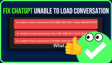 FIX CHATGPT UNABLE TO LOAD CONVERSATION | How to Fix ChatGPT Unable to Load Conversation Error