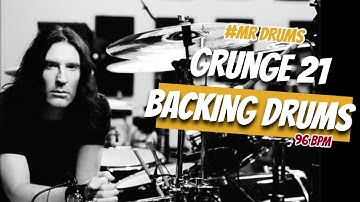 Grunge Drum Track - 96 BPM | Only Drums