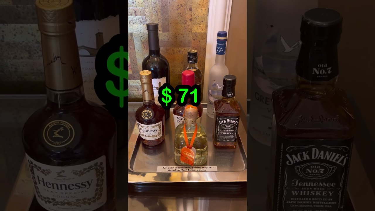 THE BELLAGIO MINI BAR PRICES