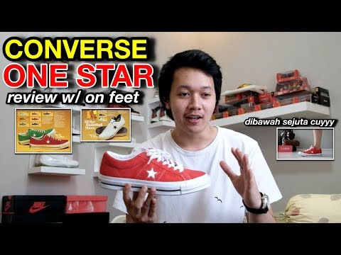 Converse One Star review w/ on feet (Bahasa Indonesia)