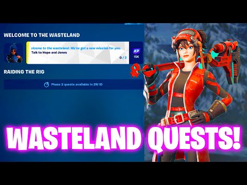 How To Complete Welcome To The Wasteland Quests in Fortnite - All Story Quest \u0026 Challenges Fortnite