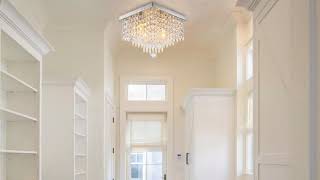 Modern Crystal Flush Mount Ceiling Light