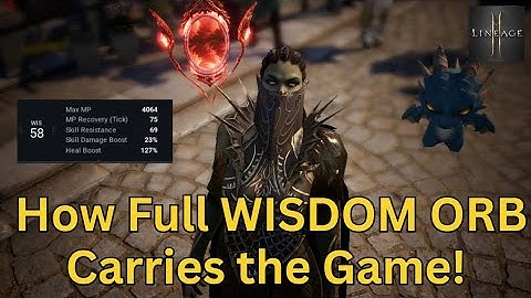 LINEAGE 2M ORB CLASS HEALER FULL WISDOM BUILD