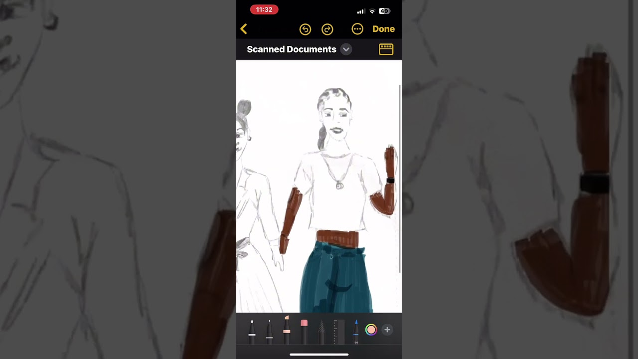 MINI Art Lesson - Follow along with walk through of digital coloring of characters