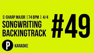 Video thumbnail of "Songwriting Backingtrack Free Piano Music #49"
