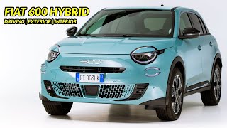 NEW 2024 Fiat 600 Hybrid - Driving, Exterior and Interior