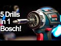 5 DRILLS IN 1 - THE BEST DRILL DRIVER I'VE SEEN - Bosch GSR 18v Flexi Click