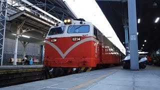 2016/09/11 台鐵554次自動門莒光號(本務機E234)台中出站