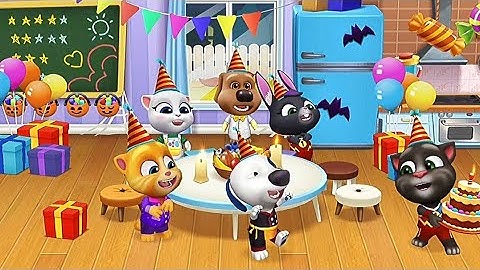 Tom birthday 🎉 🎂 Talking Tom Cat 2025 - Gameplay Walkthrough! Part 4 #gaming#gameplay 