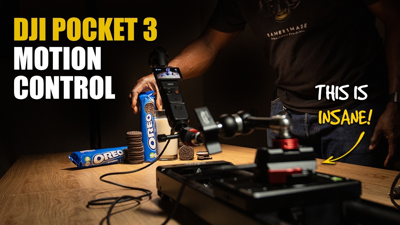 DJI Pocket 3 On Steroids: iFootage Nano 2 Slider Pocket 3 Adaptor. INSANE!