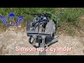 I changed simson engine from 1 cylinder to 2 cylinders