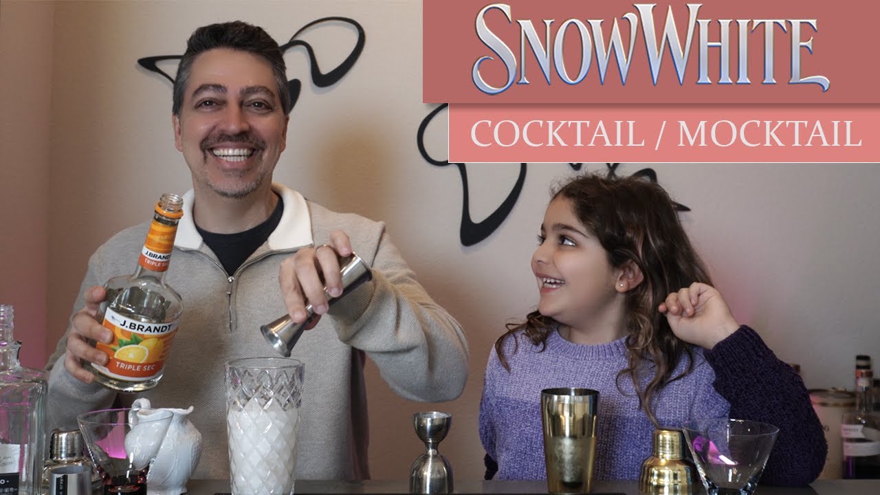 Snow White-Inspired Cocktail & Mocktail! ❄️ Frosted Wonderland Margarita