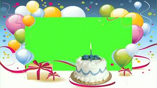 Amazing FREE Green Screen Happy Birthday | Green Screen Master