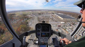 My first pattern solo in the Cabri G2 helicopter