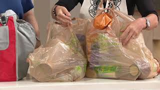 CarryMore Set of 2 Reusable Shopping Totes w/Cart Clips on QVC