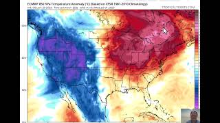 Mon 29 June 2026 Major-league heat wave for the eastern states during the second half of the week