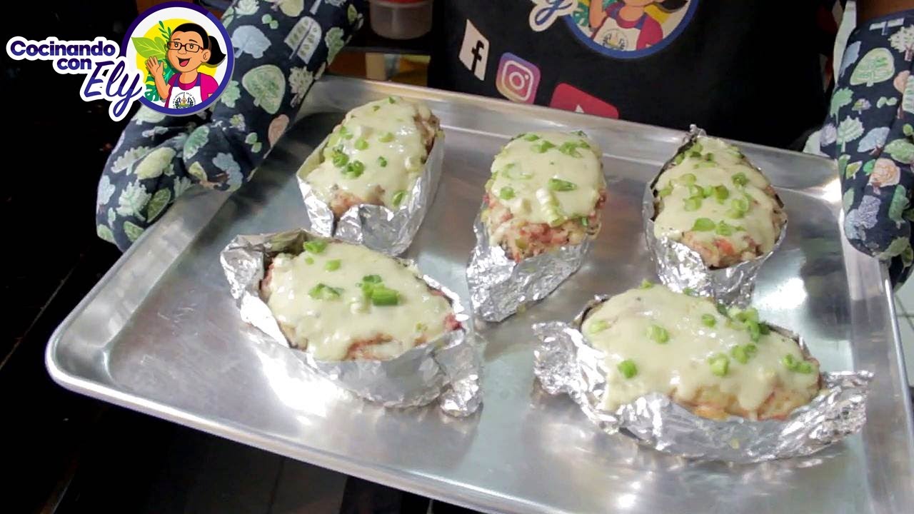 Preparando unas Riquisimas PAPAS RELLENAS