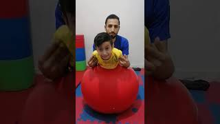 تمرين تقوية عضلات الظهر باستخدام الكورة (Back extension exercise on ball) مركز مصر للعلاج الطبيعي