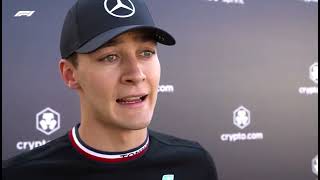 Details F1 2022 George Russell Post Qualifying Interview Austrian GP Update