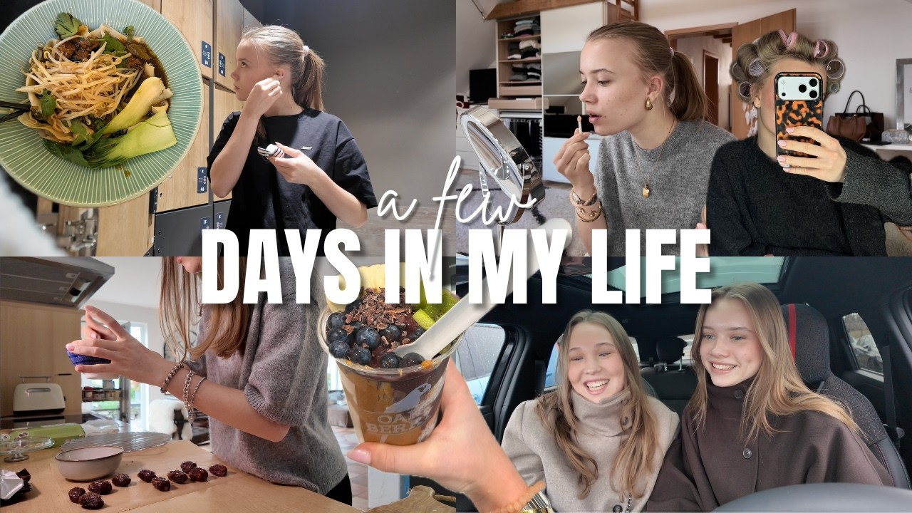 a few days in my life🏋🏼‍♀️🍜 Gym, Shoppen, gesunde Snacks, Acai bowl, Massage | Jana Libra