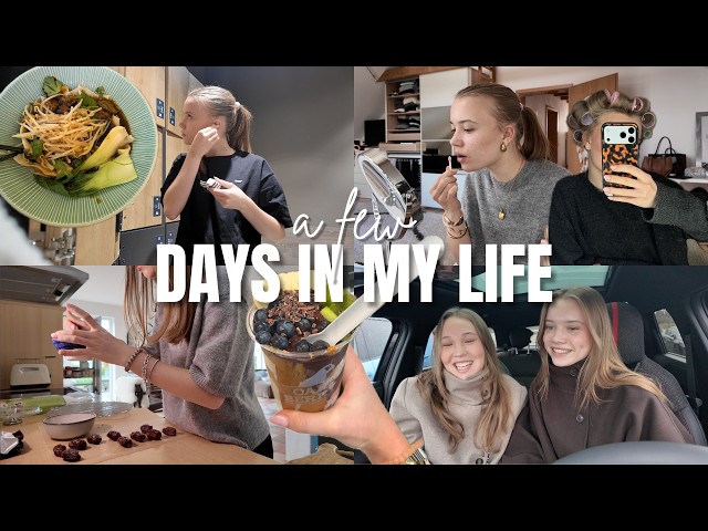 a few days in my life🏋🏼‍♀️🍜 Gym, Shoppen, gesunde Snacks, Acai bowl, Massage | Jana Libra