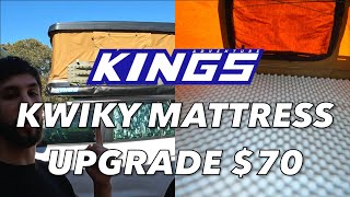 $70 Kings Kwiky Rooftop Tent Mattress Upgrade by Before We Expire 7,752 views 2 years ago 5 minutes, 56 seconds