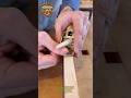 Satisfying Edge Trimming with Hand Plane Tool #woodworking #DIY #satisfying