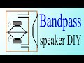 Smallest bandpass subwoofer speaker build DIY