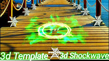 New Epic 3d Template or 3d Shockwave (link in Description) Avee player. / Spidey Creation