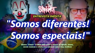 Entrevista INÉDITA! Clown do Slipknot revela detalhes emocionantes, futuro e novas músicas da banda