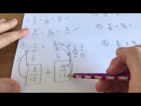 Mr Ash’s Year 8 Lesson 2 Fraction Operations