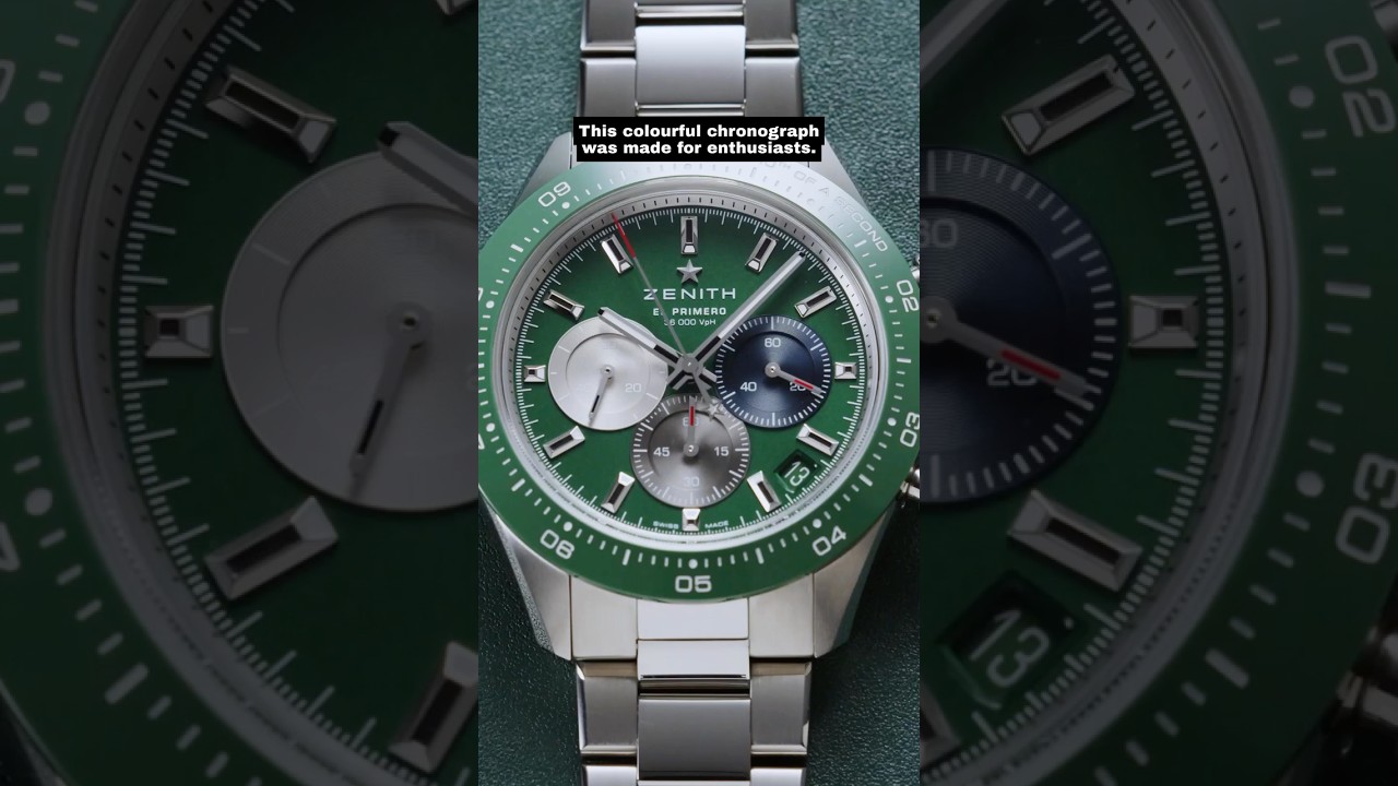 The Colourful Chronograph Watch Made For Enthusiasts
