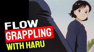 Flow Grappling With Haru (Judo, BJJ, Wrestling, Japanese Girl, Martial Arts, Brazilian Jiu-Jitsu)