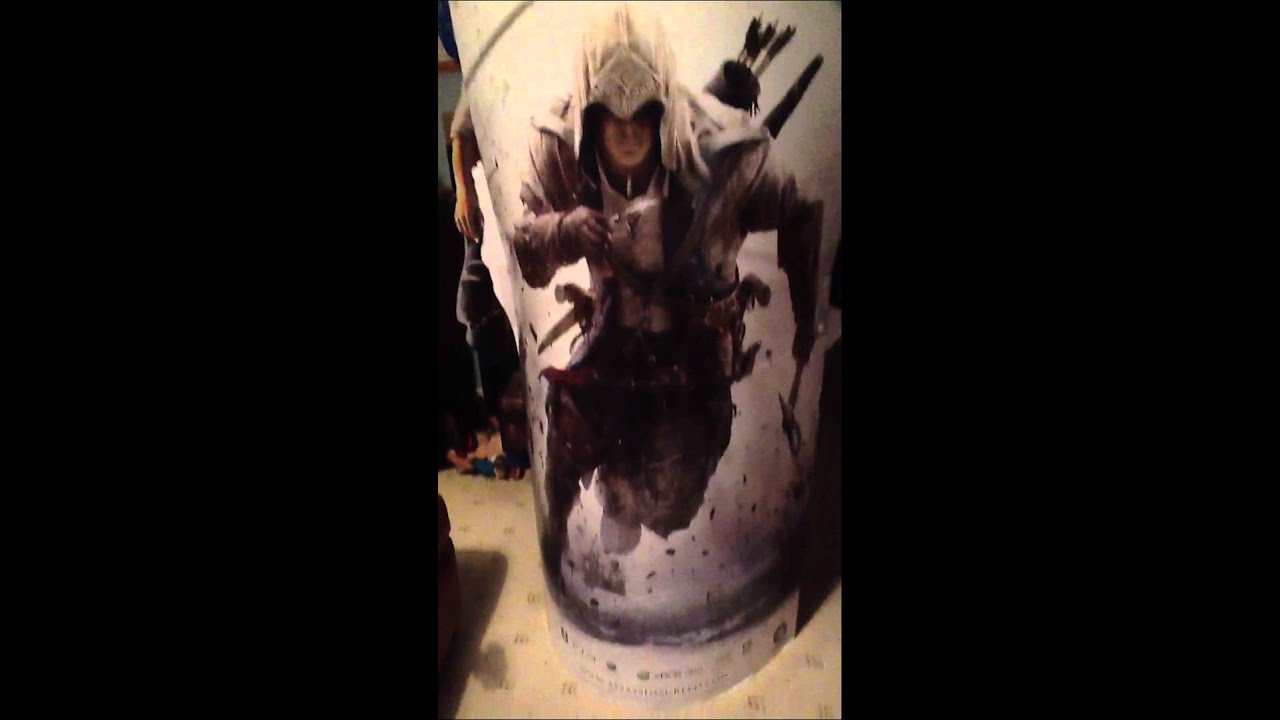Assassins creed Connor display standee cardboard cutout YouTube