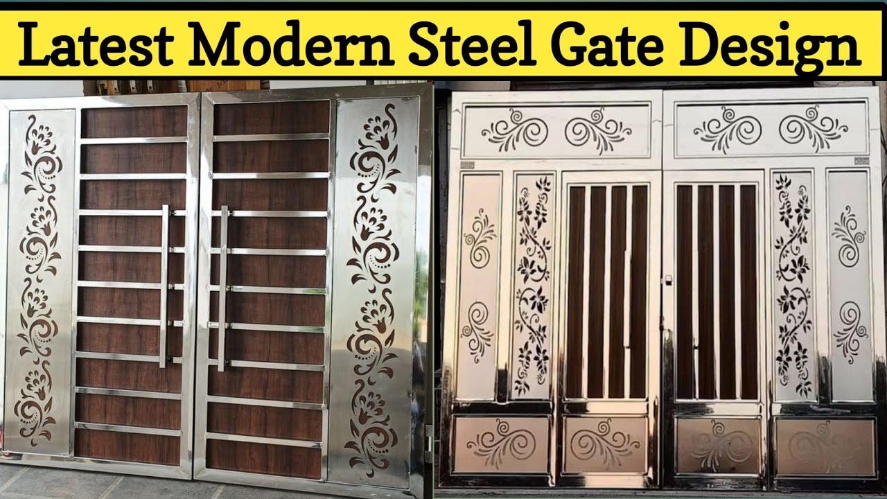 Новый дизайн главных ворот из нержавеющей стали, современные и новейшие главные ворота, лучший ди...