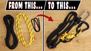 DIY  How to make a LINEMAN'S BELT [One handed operation] for Saddle & Mobile Tree stand Hunting