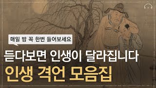 매일 밤 5분만 들어보세요 인생이 달라집니다 | 당신의 삶을 변화해줄 인생 격언 모음 | 오디오북 by 고독한 낭독회 17,194 views 2 months ago 1 hour, 5 minutes