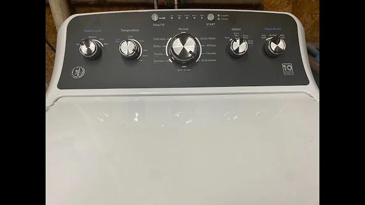 GE Top Load Washer GTW485ASWWB Activewear Cycle   Auto Water Level